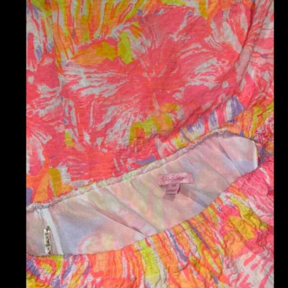 LILLY Pulitzer | Emmeline One Shoulder Dress in Sun Splashed Print | Size  XS - Picture 15 of 16